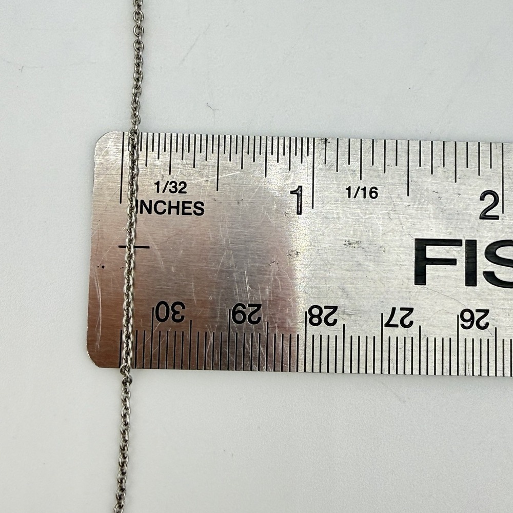 Vtg QVC Sterling Silver NF 925 Blue Jadite Spinel Pendulum Necklace Thailand - Picture 11 of 14